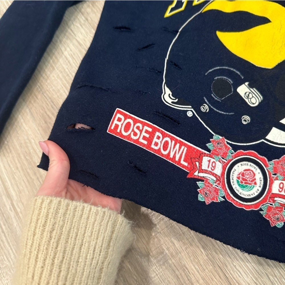 Retro brand Michigan university sweatshirt & tee bundle - Picture 6 of 11